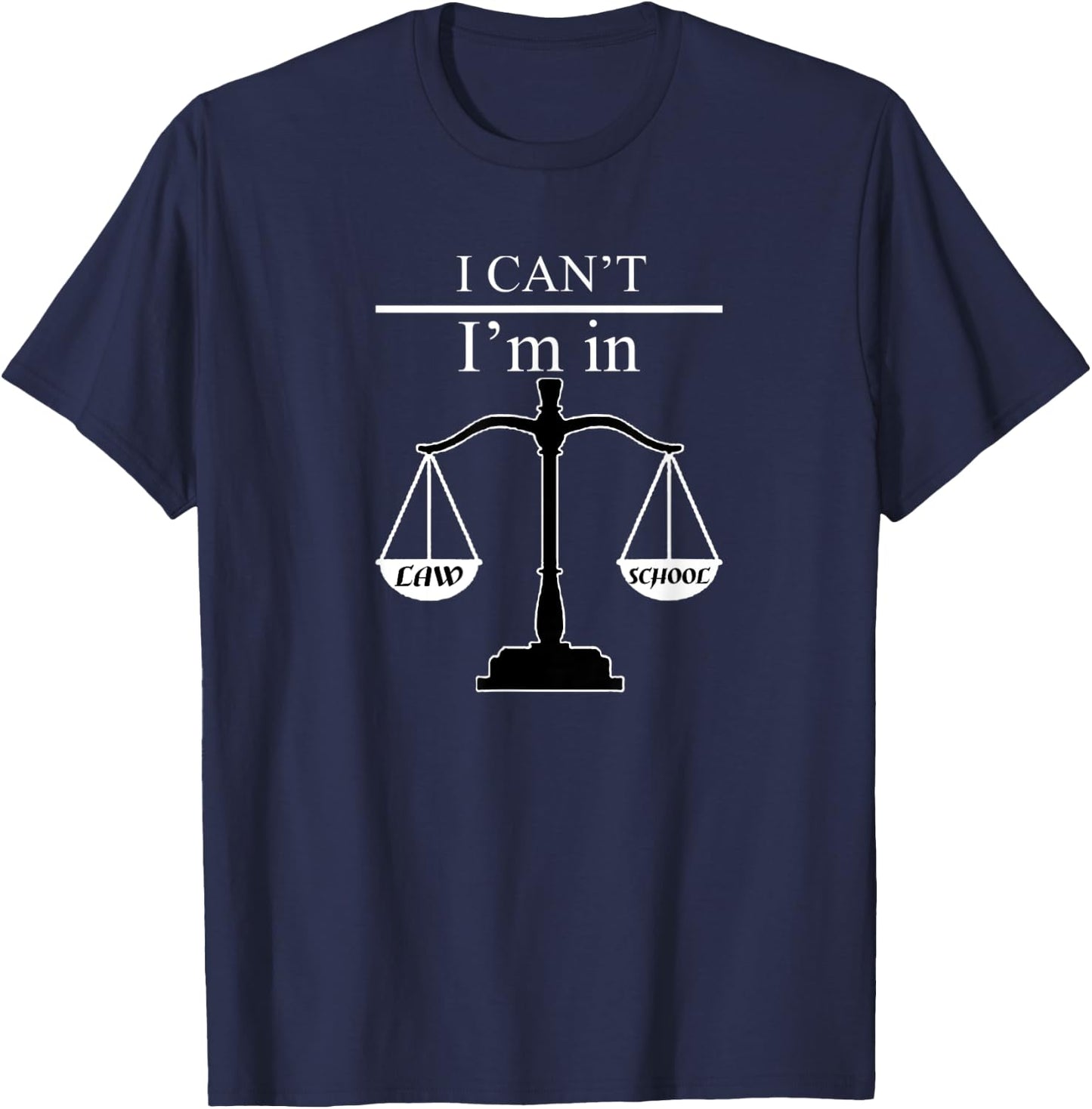 Law School T Shirt Women| Man Gift T-Shirt - T-Shirt | Navy