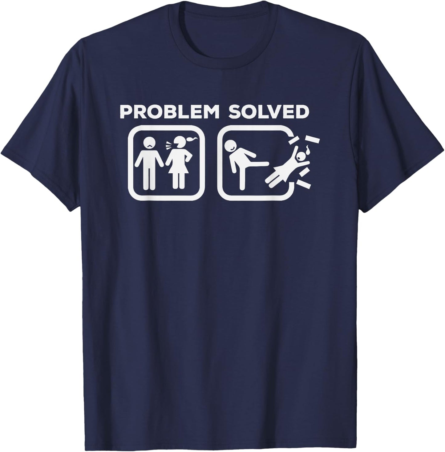 Divorced Funny Divorce T-Shirt - T-Shirt | Navy