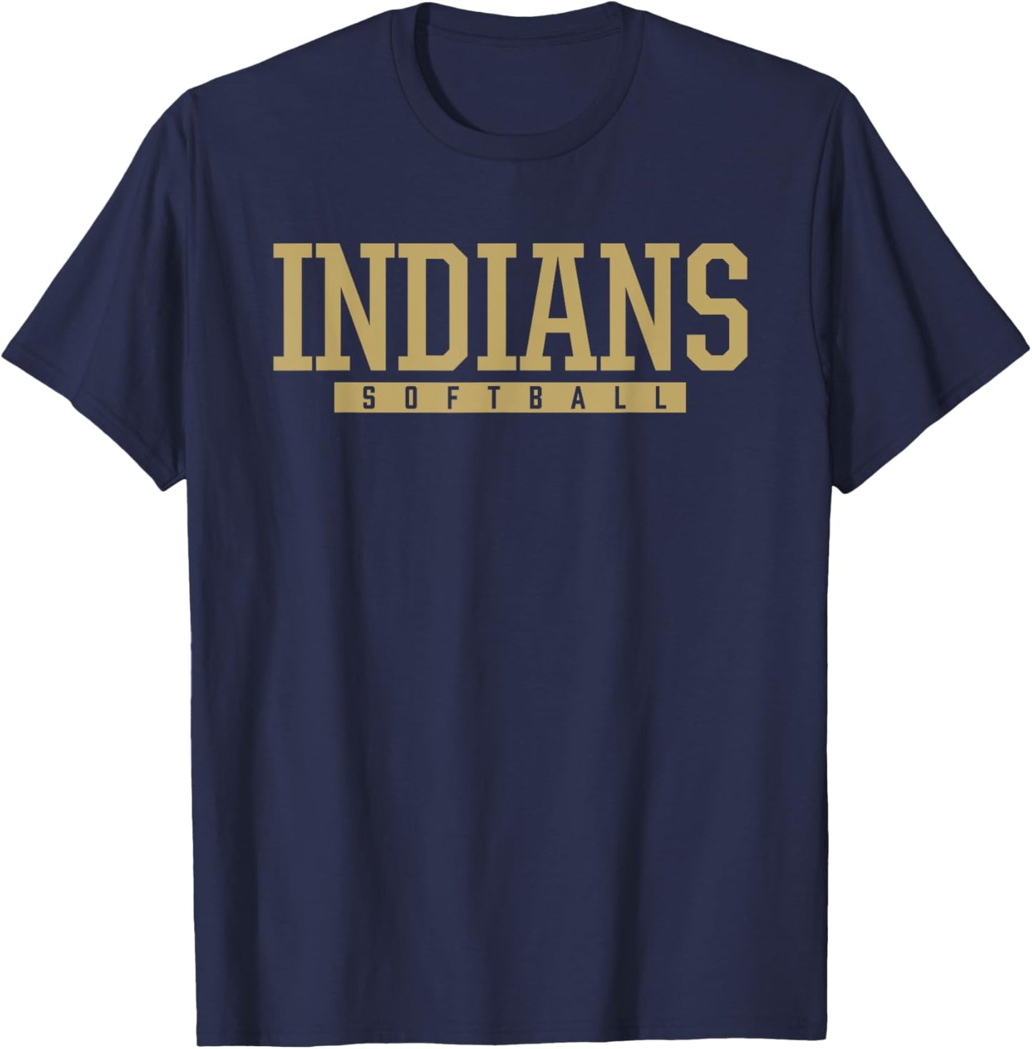 Gaffney Indians Softball HS T-Shirt - T-Shirt | Navy