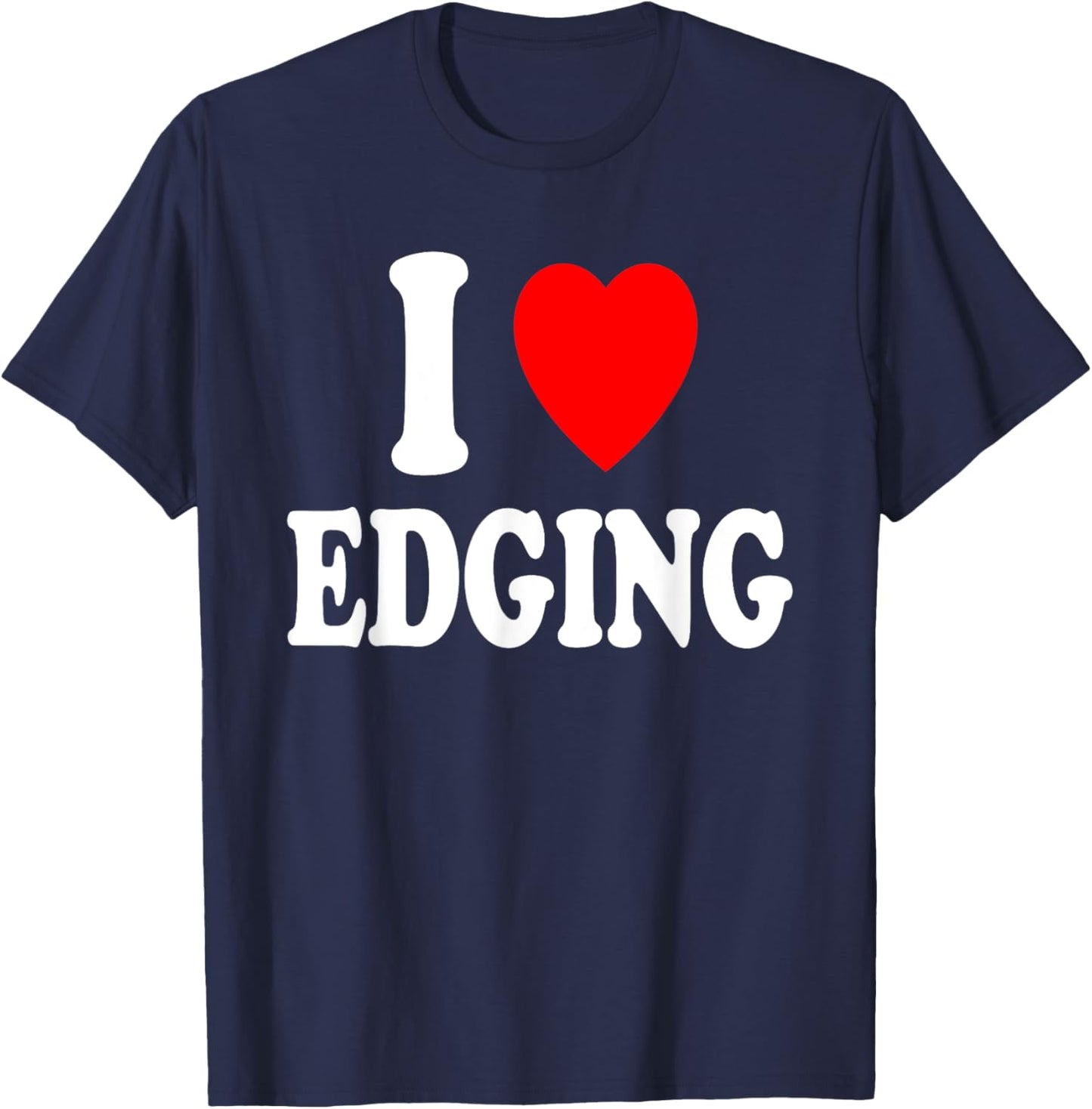 I Heart (Love) Edging T-Shirt - T-Shirt | Navy