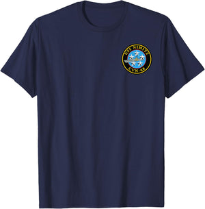 USS Nimitz CVN-68 Aircraft Carrier Veteran Flag Veterans Day T-Shirt - T-Shirt | Navy