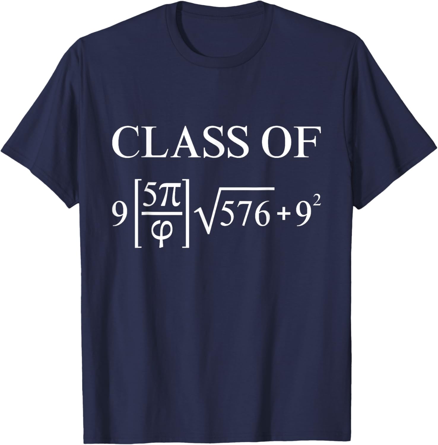 Class of 2025 math equation geek graduation teacher nerd Women T-Shirt - T-Shirt | Navy