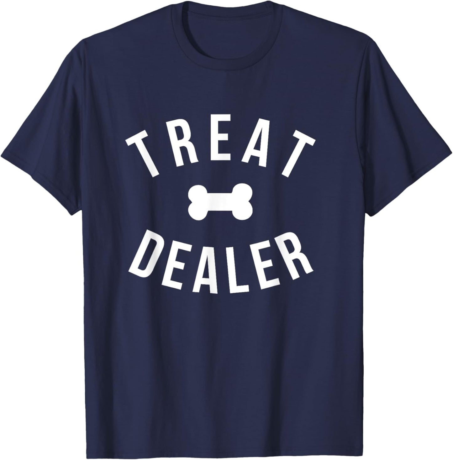 Dog Treat Dealer Cute Dog Bone Design for Trainers Women T-Shirt - T-Shirt | Navy