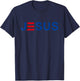 JESUS - Patriotic Christian Faith in God, Red White and Blue Women Kids Men T-Shirt - T-Shirt | Navy
