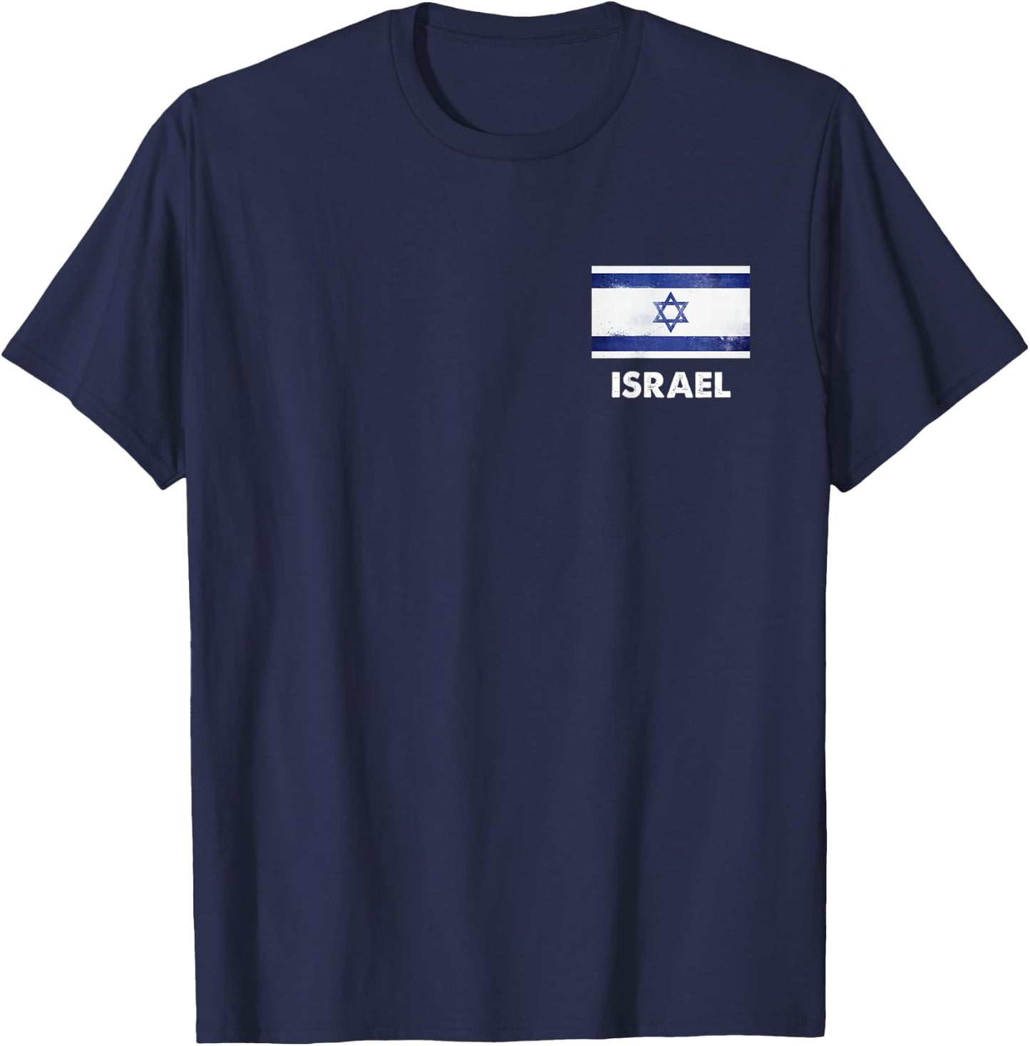 Israel Flag Jersey | Israeli T-Shirt - T-Shirt | Navy