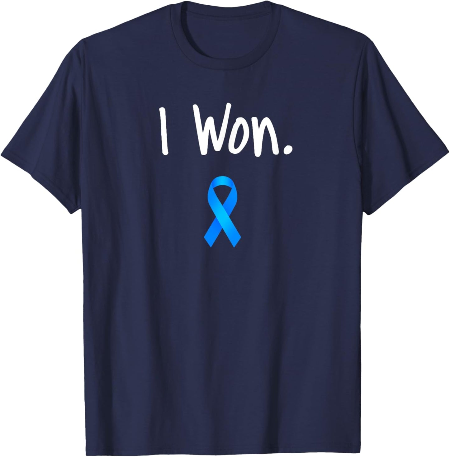 Prostate Survivor, I Won Prostate Awareness T-Shirt - T-Shirt | Navy