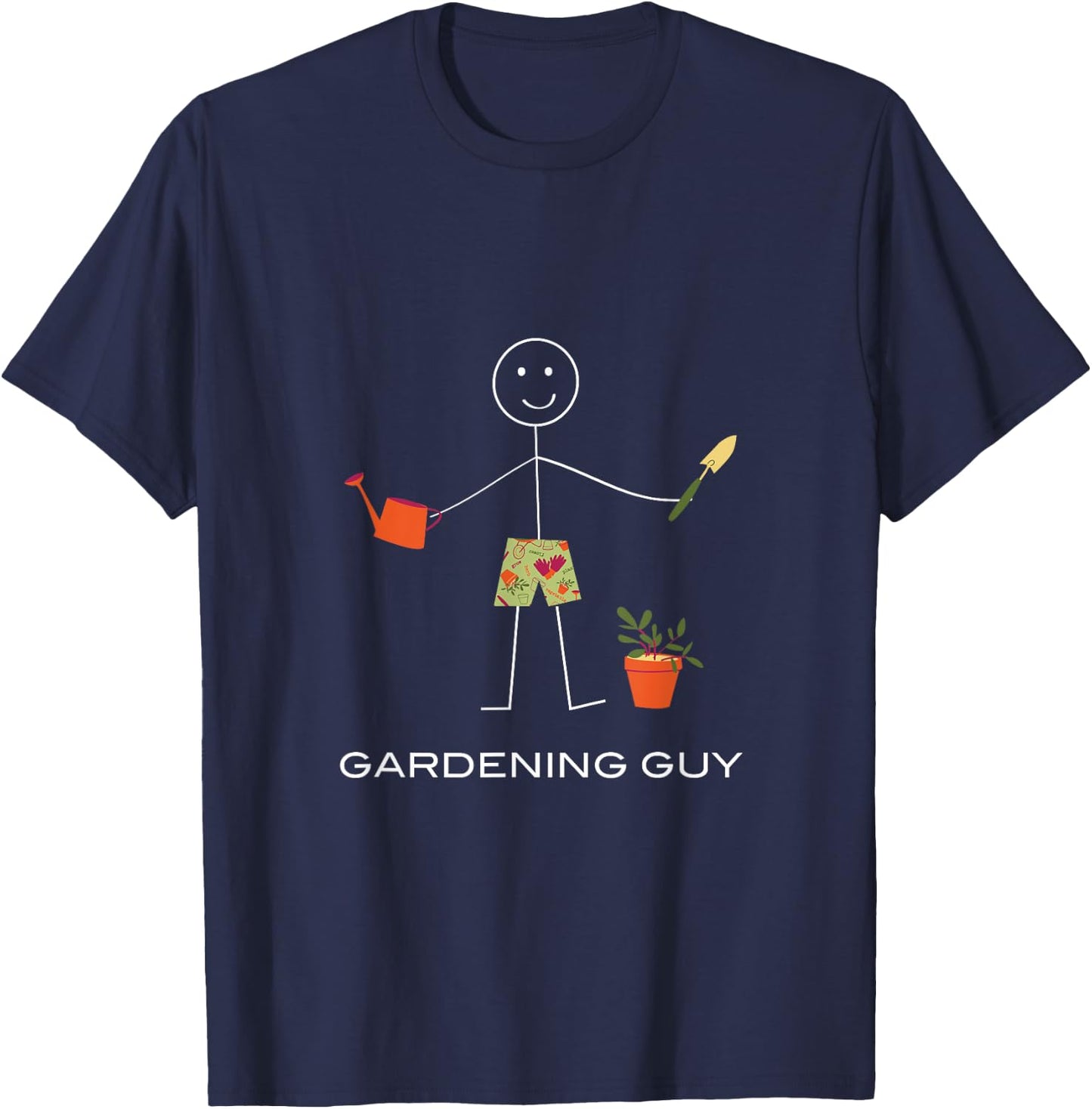 Funny Gardening Design, Boy Gardener T-Shirt - T-Shirt | Navy