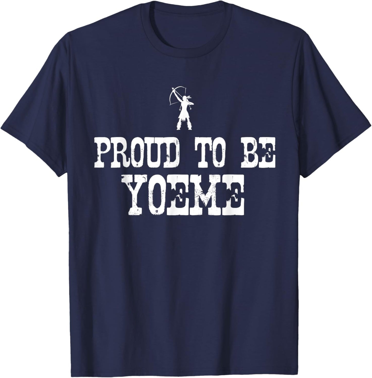 Proud To Be Yoeme - Native American Yaqui Heritage T-Shirt - T-Shirt | Navy