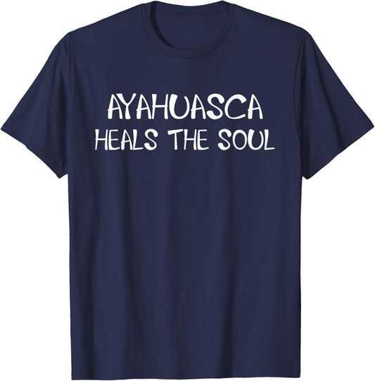 Awesome Ayahuasca Lover DMT Designs - Shaman Style T-Shirt - T-Shirt | Navy