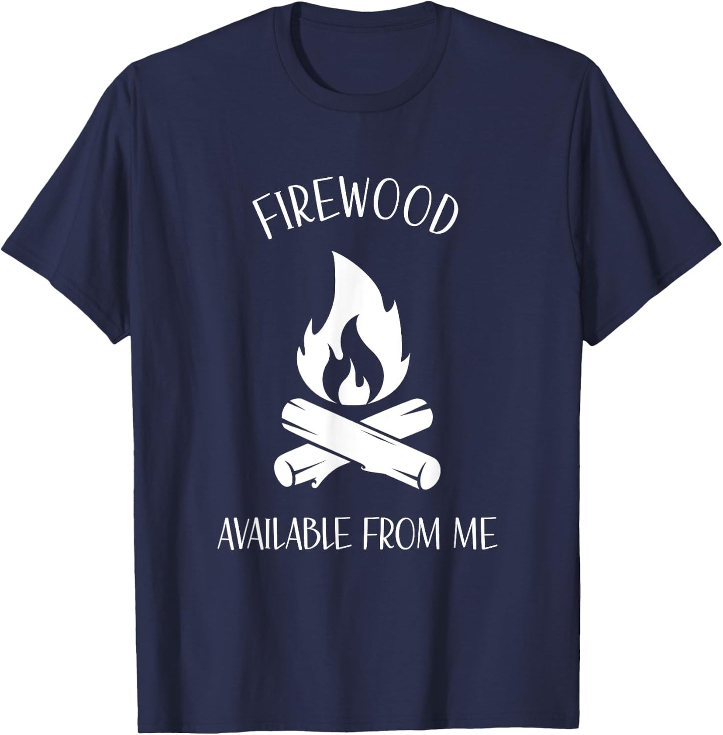 Lumberjack Selling Firewood T-Shirt - T-Shirt | Navy