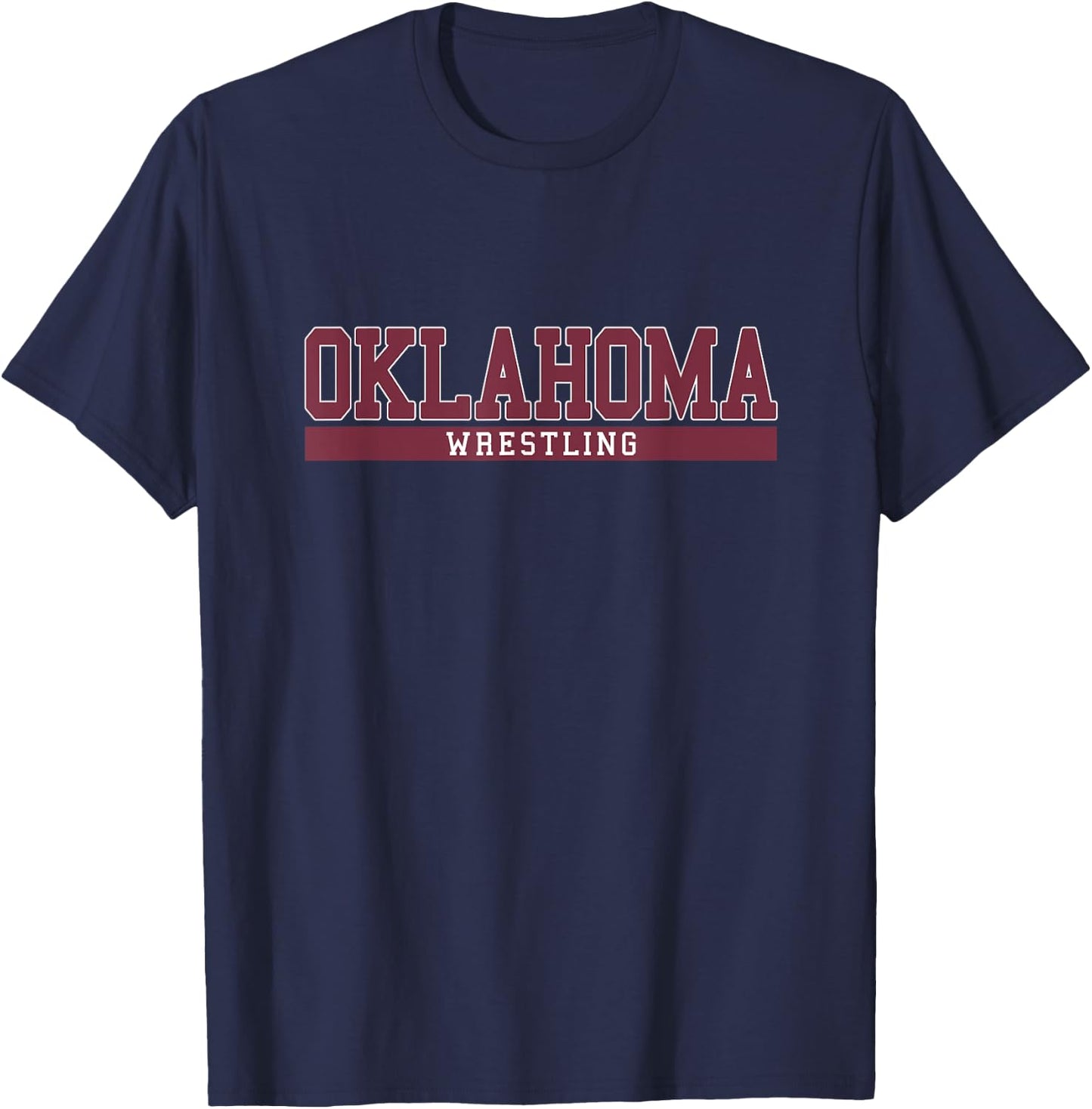 Oklahoma Wrestling T-Shirt - T-Shirt | Navy