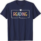 Reading Specialist Team Reading Interventionist Squad T-Shirt - T-Shirt | Navy