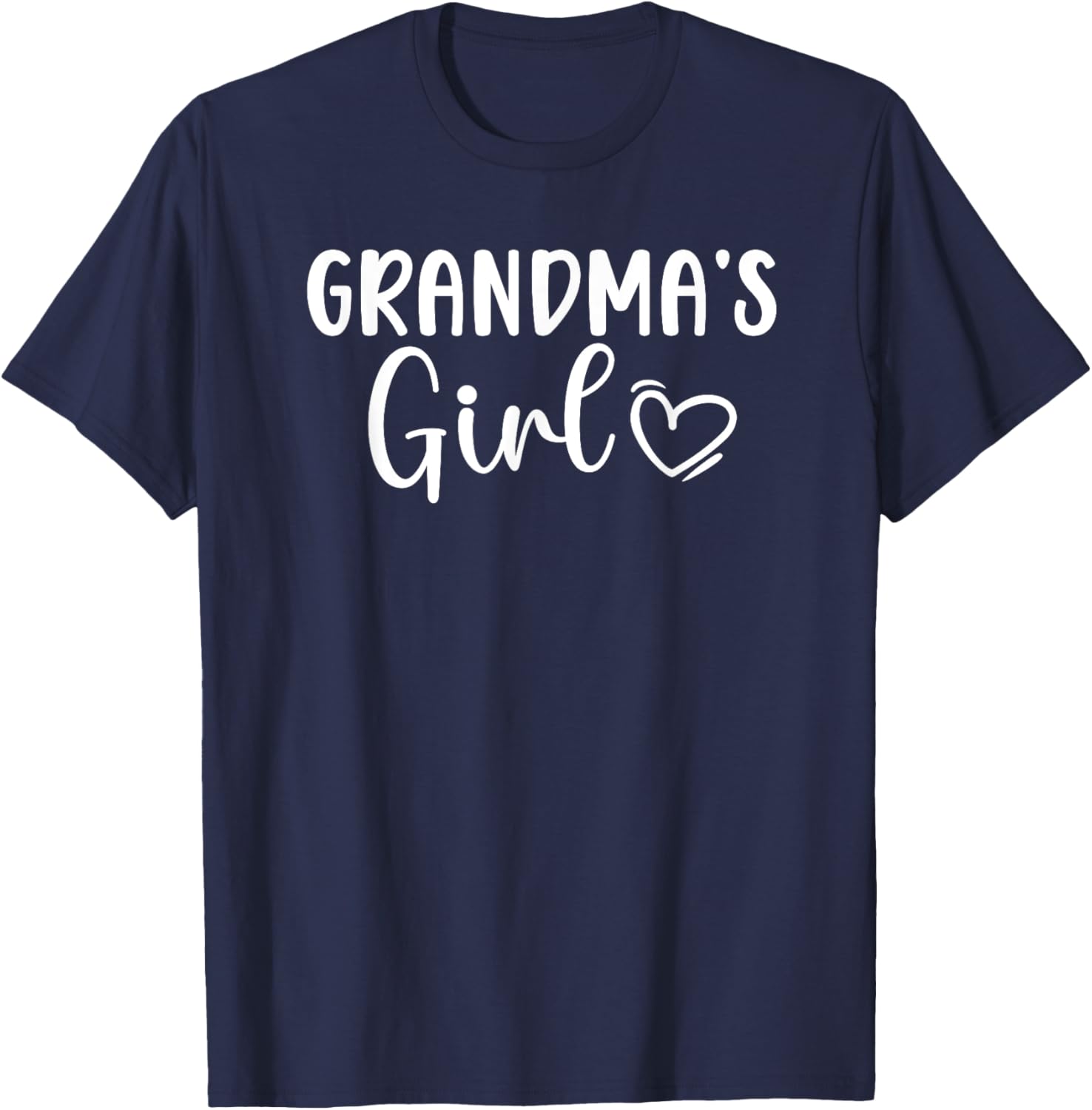 Grandma's Girl From Grandma To Granddaughter T-Shirt - T-Shirt | Navy
