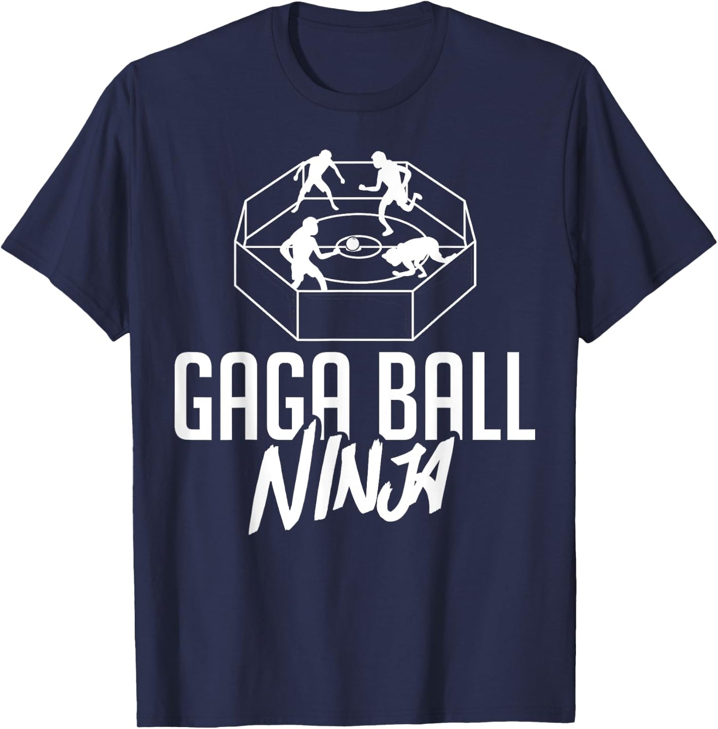 Gaga Ball Pit Kit Dodgeball Game T-Shirt - T-Shirt | Navy