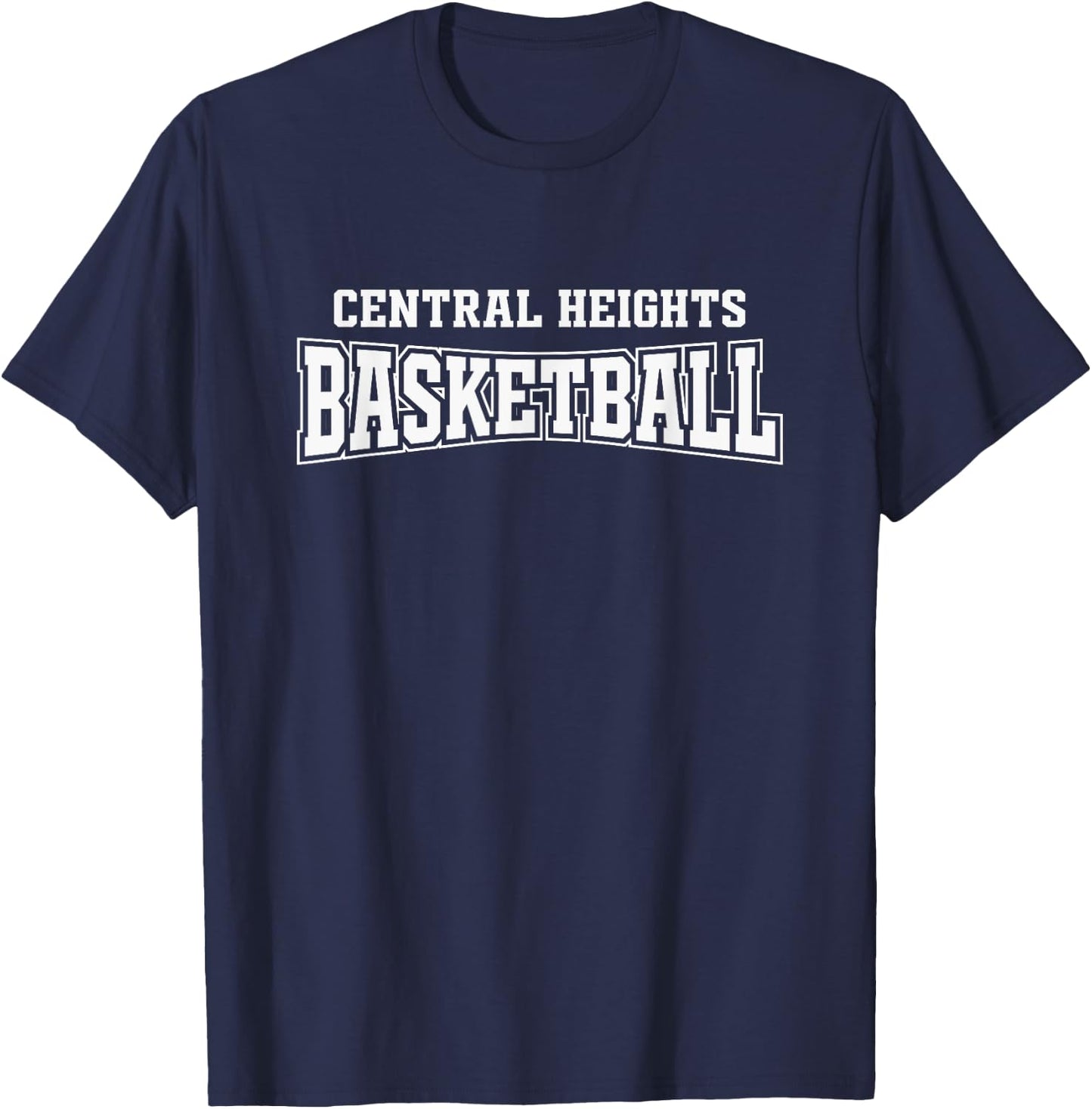Central Heights High School Basketball Warp HS T-Shirt - T-Shirt | Navy