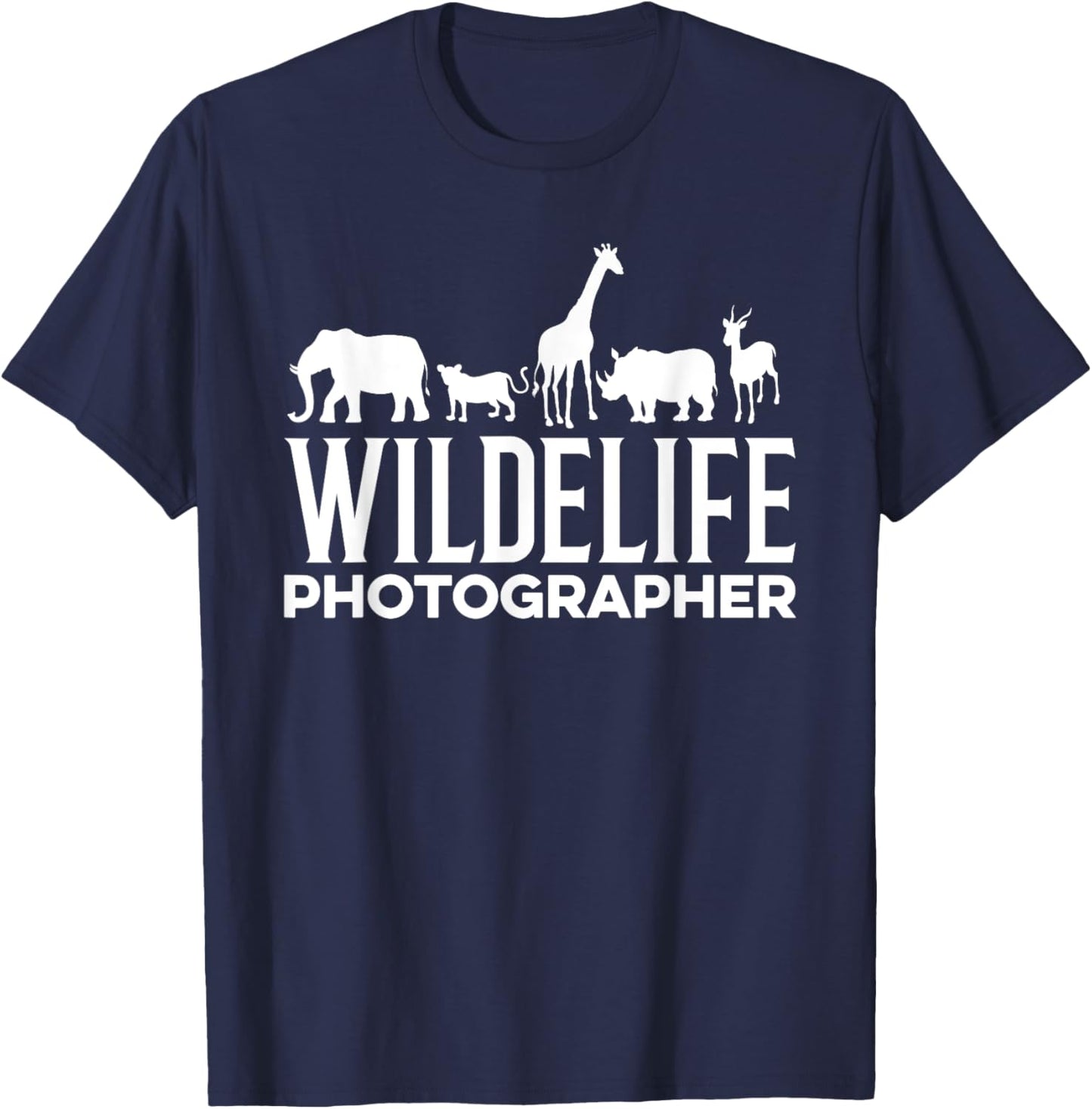 Wildlife Photographer Wildlife Photographer T-Shirt - T-Shirt | Navy