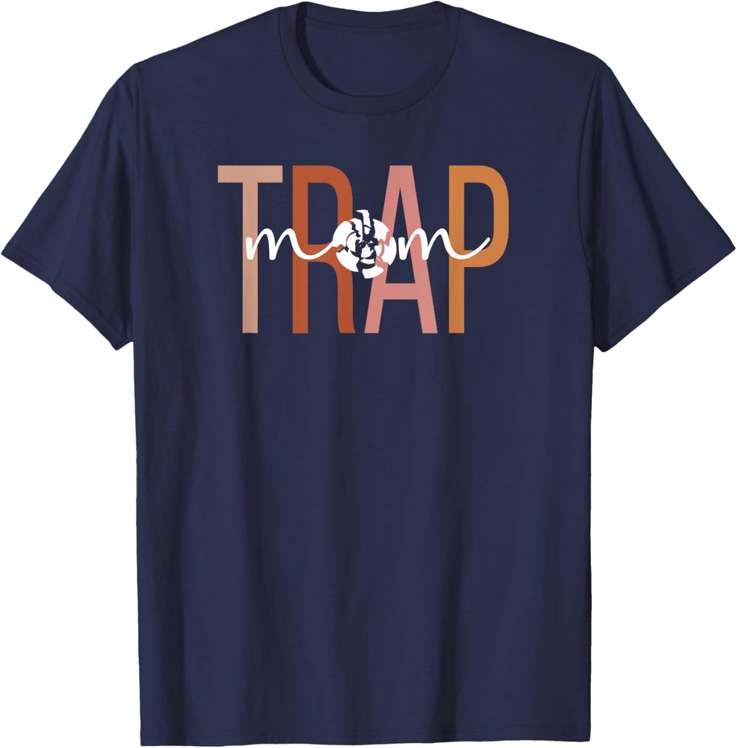 Trap Mom Boho Trap Shooting Mom Trap Shooting Mama T-Shirt - T-Shirt | Navy