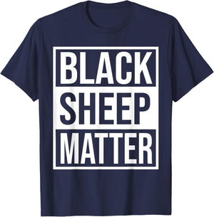 Black Sheep Matter We Have The Same Heart Inside History T-Shirt - T-Shirt | Navy