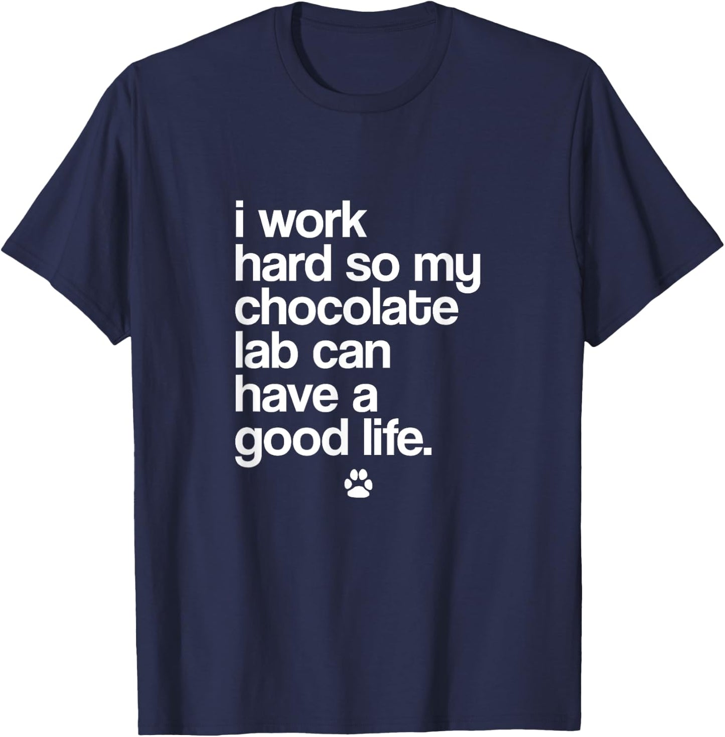 Spoiled Chocolate Labrador Owner Funny Puppy Dog Lover Women Kids T-Shirt - T-Shirt | Navy