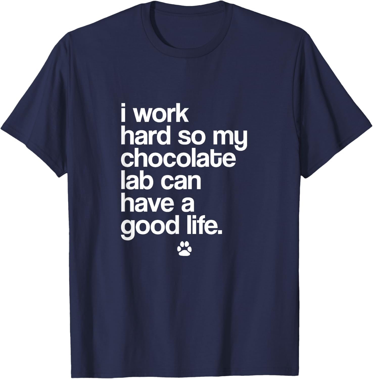 Spoiled Chocolate Labrador Owner Funny Puppy Dog Lover Women Kids T-Shirt - T-Shirt | Navy