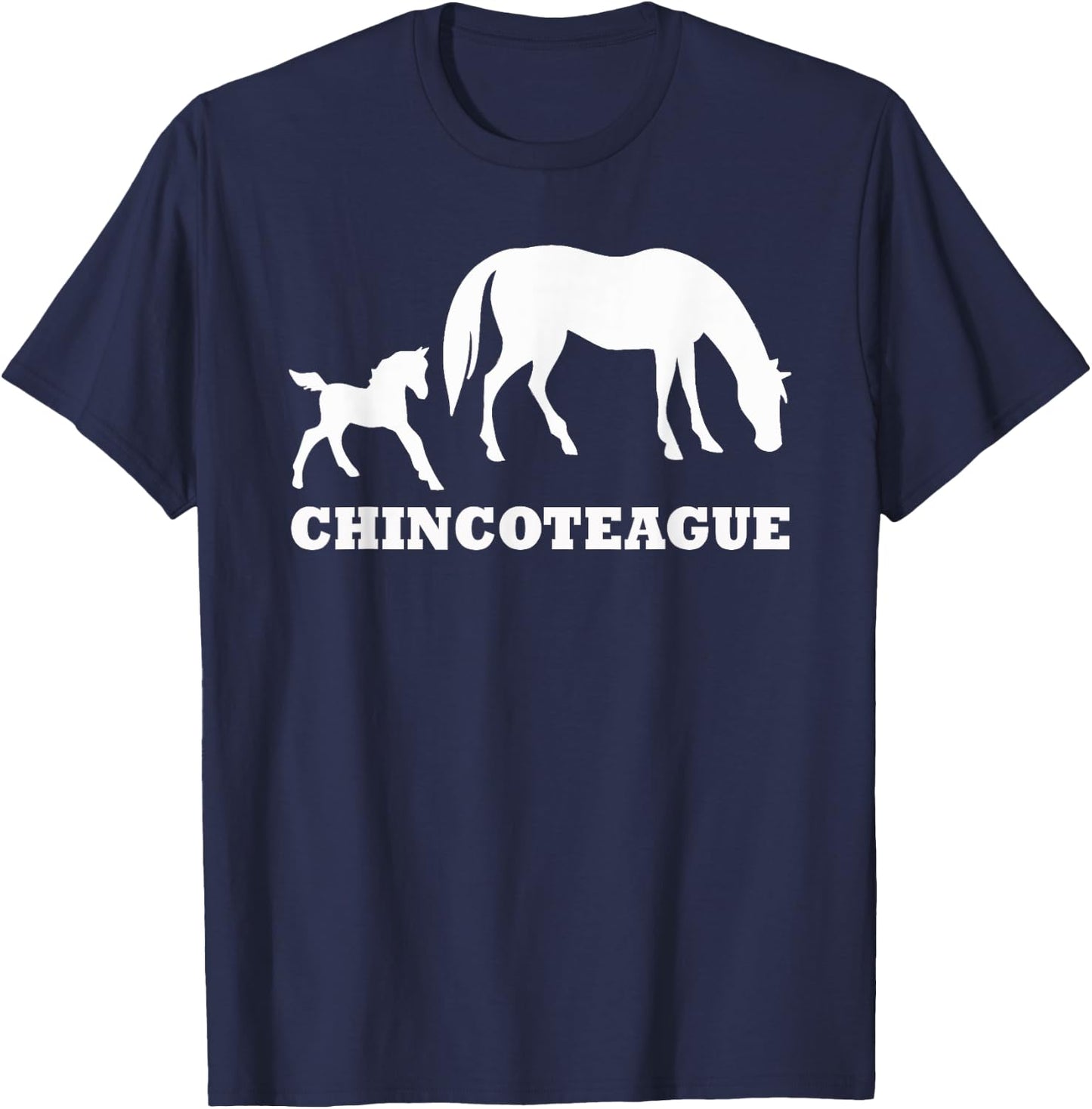 Chincoteague Ponies T-Shirt - T-Shirt | Navy