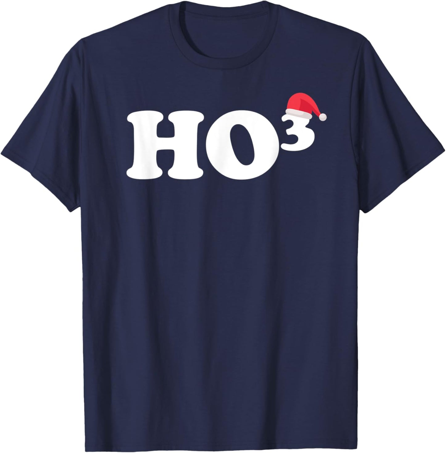 Ho 3 Christmas T-Shirt - T-Shirt | Navy
