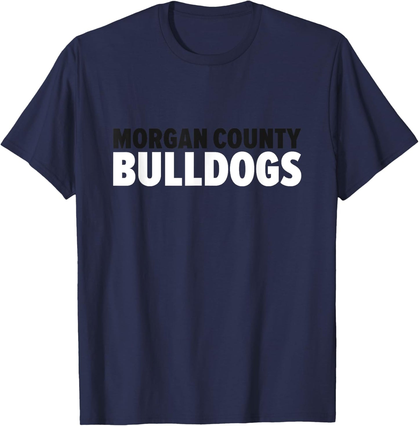 Morgan County Bulldogs Bold T-Shirt - T-Shirt | Navy