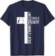 All I Need Is Archery And Jesus Christian Cross Bow Arrow T-Shirt - T-Shirt | Navy
