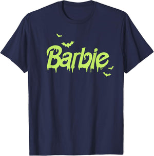 Barbie - Happy Halloween Bats T-Shirt - T-Shirt | Navy