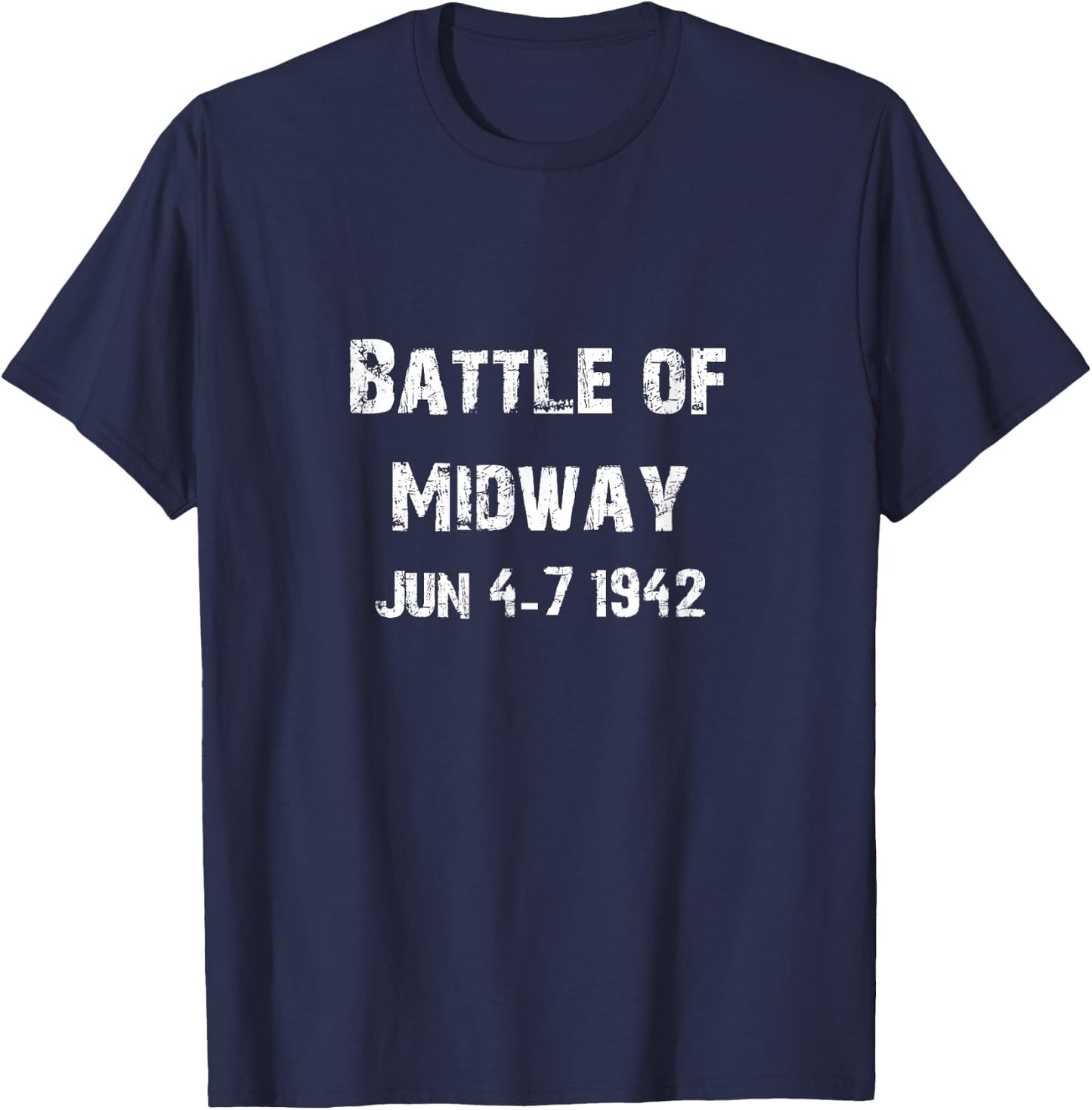 Battle of the Midway WW2 WWII Army Military Vet Veteran Gift T-Shirt - T-Shirt | Navy