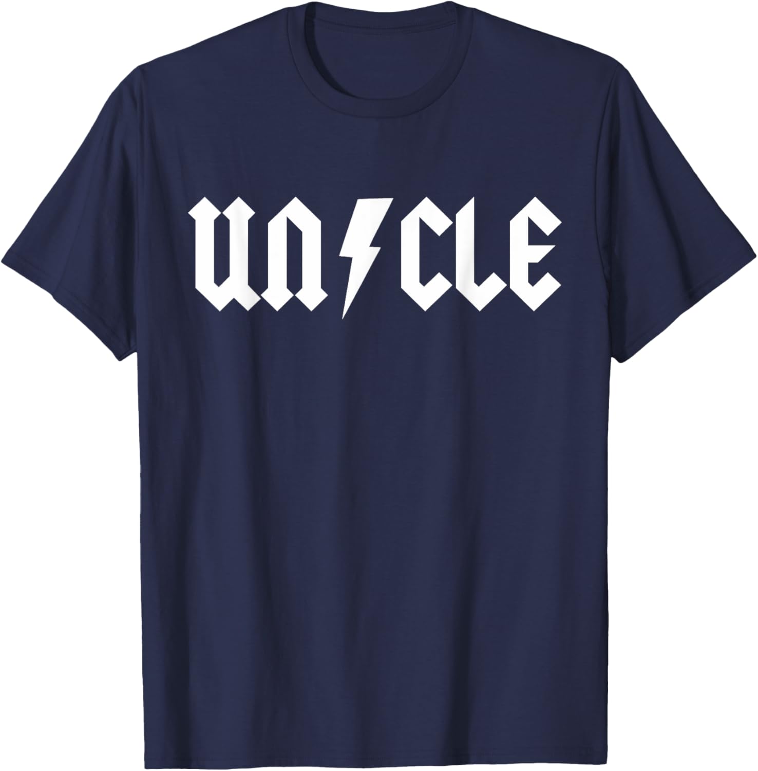 Rock n Roll Uncle Birthday Rock Star Matching Family T-Shirt - T-Shirt | Navy