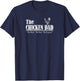 The Chicken Dad The Myth The Men The Legend T-Shirt - T-Shirt | Navy