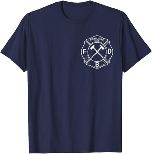 Boston Fire Department, Firefighter T-Shirt - T-Shirt | Navy