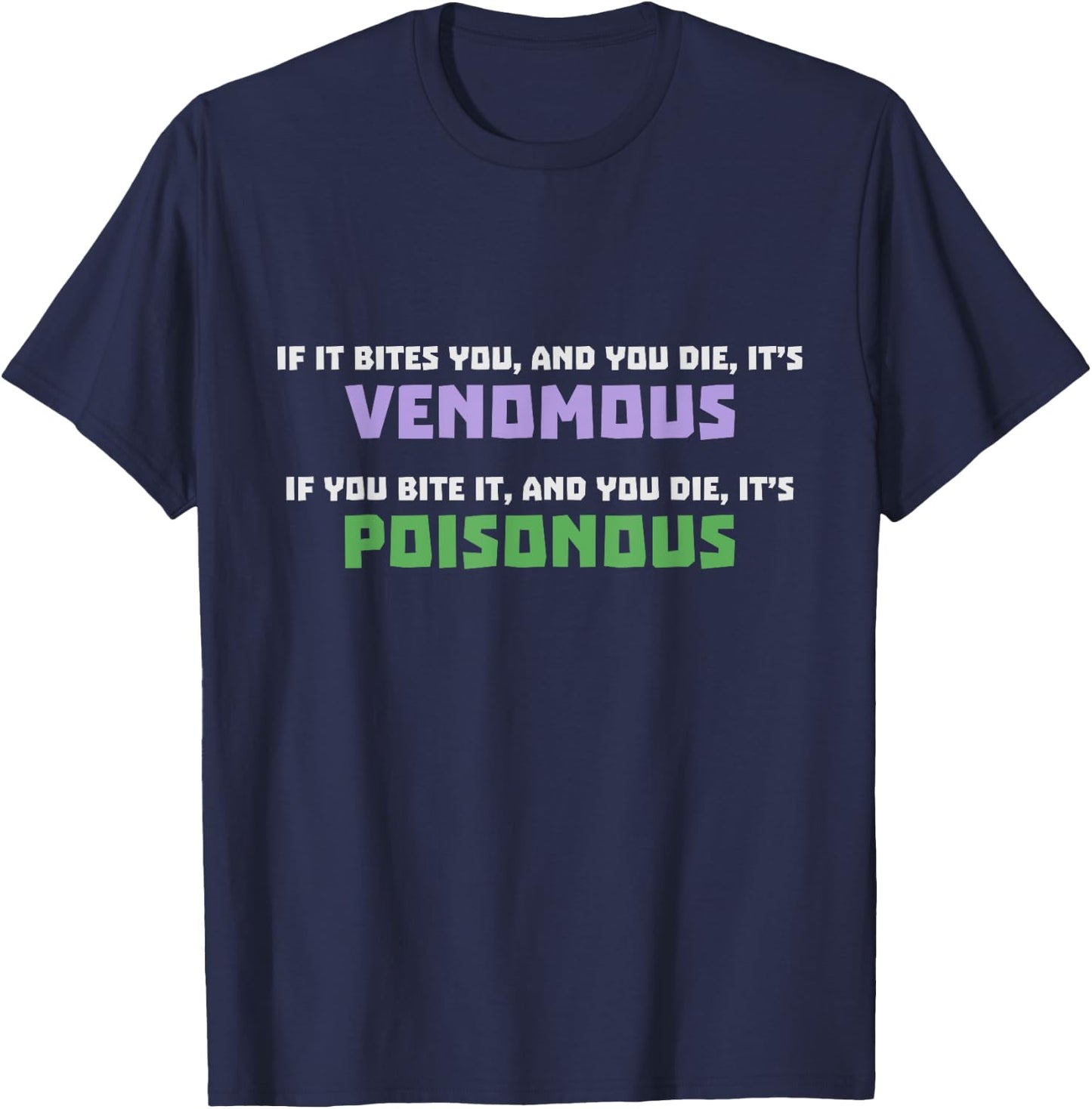 Herpetologist Shirt - If It Bites You T-Shirt - T-Shirt | Navy