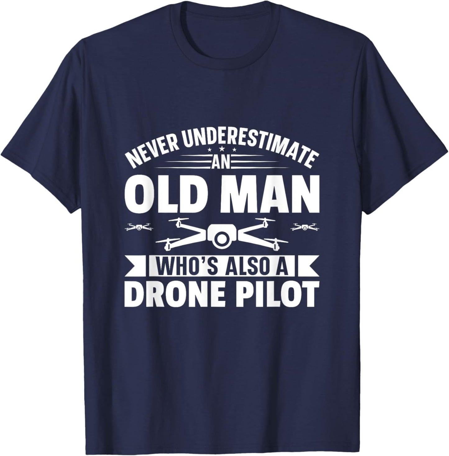 Funny Drone Pilot Design Women Kids Drone Operator T-Shirt - T-Shirt | Navy