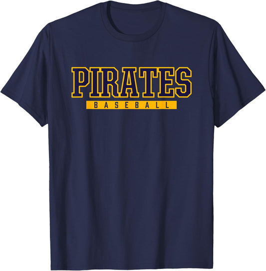Poth Pirates Baseball T-Shirt - T-Shirt | Navy