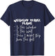 Weekend Travel Plans, To The Window, To The Wall T-Shirt - T-Shirt | Navy