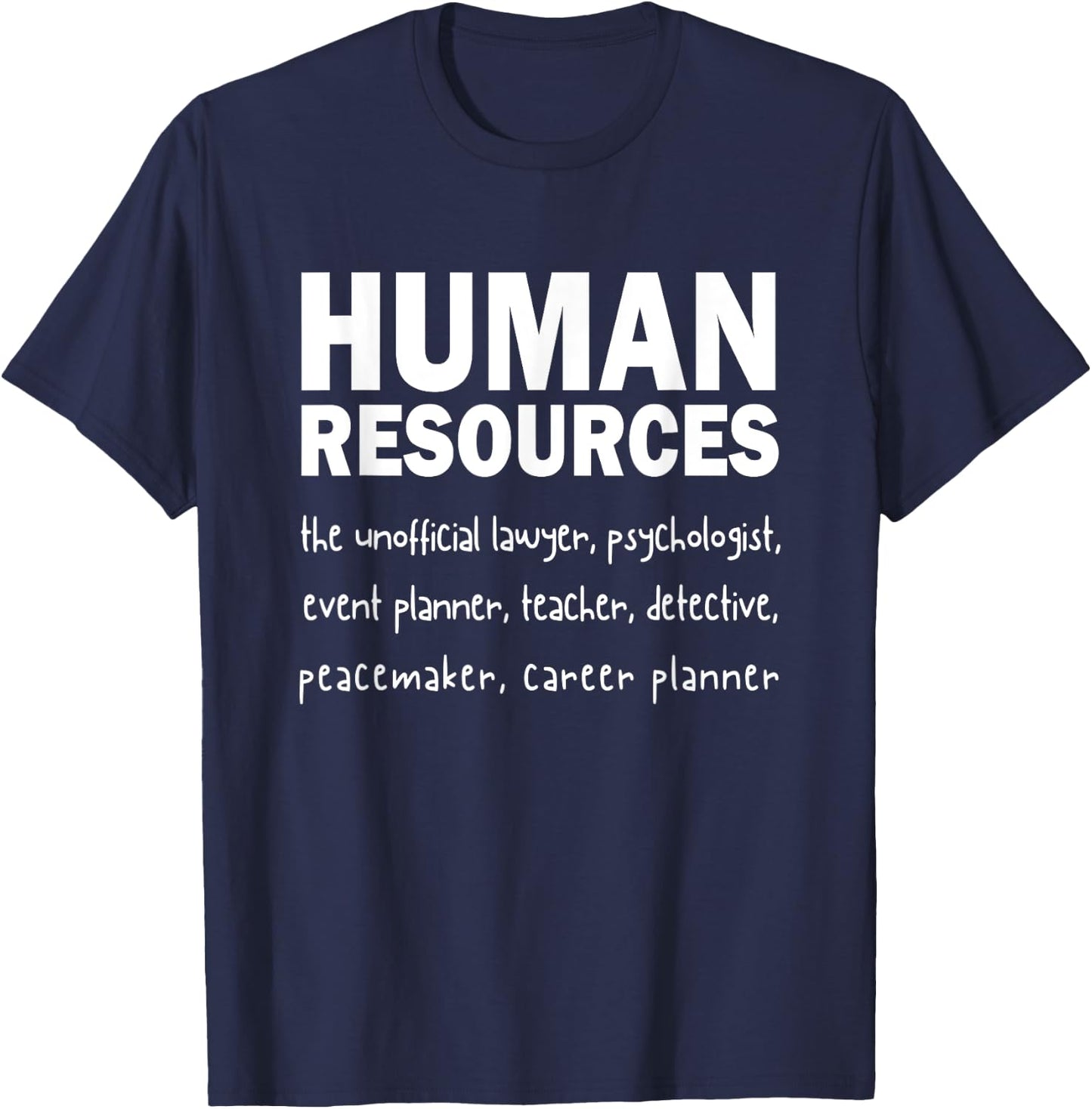 Funny Human Resources Gifts Funny Gift HR Definition T-Shirt - T-Shirt | Navy