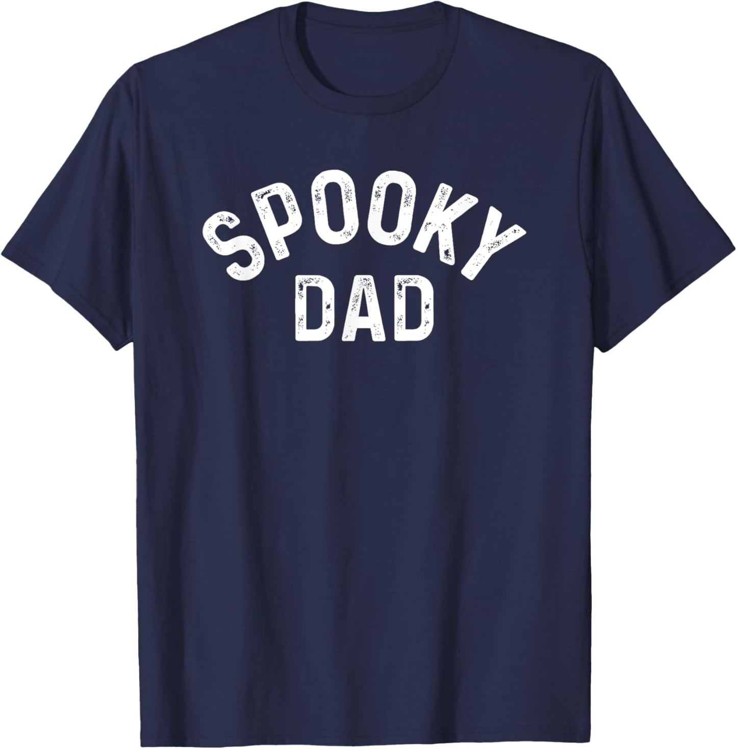 Spooky Dad Family Matching Halloween Father Daddy Costume T-Shirt - T-Shirt | Navy