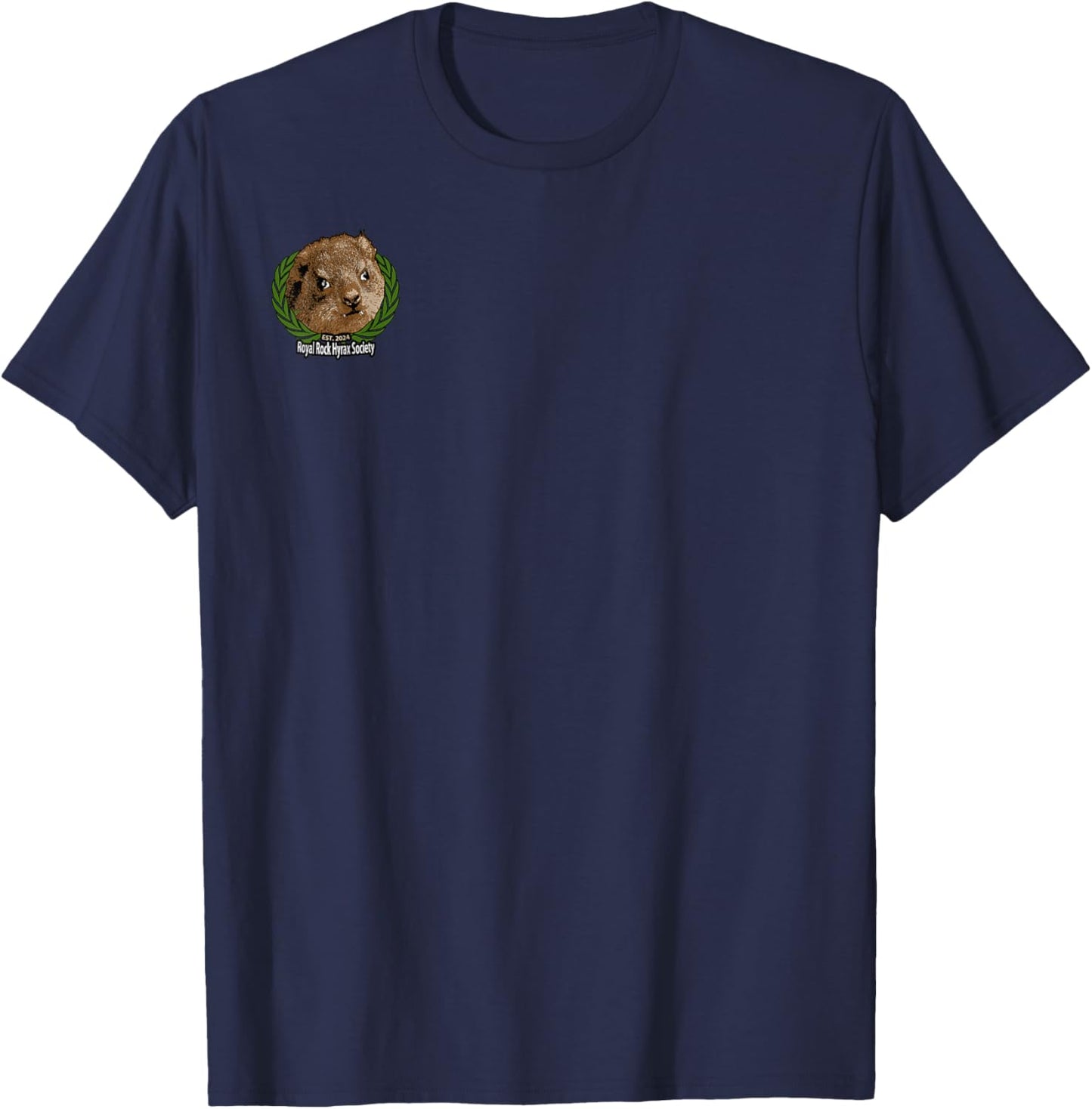 Not an Elephant Kids Rock Hyrax Society - Black, Small T-Shirt - T-Shirt | Navy