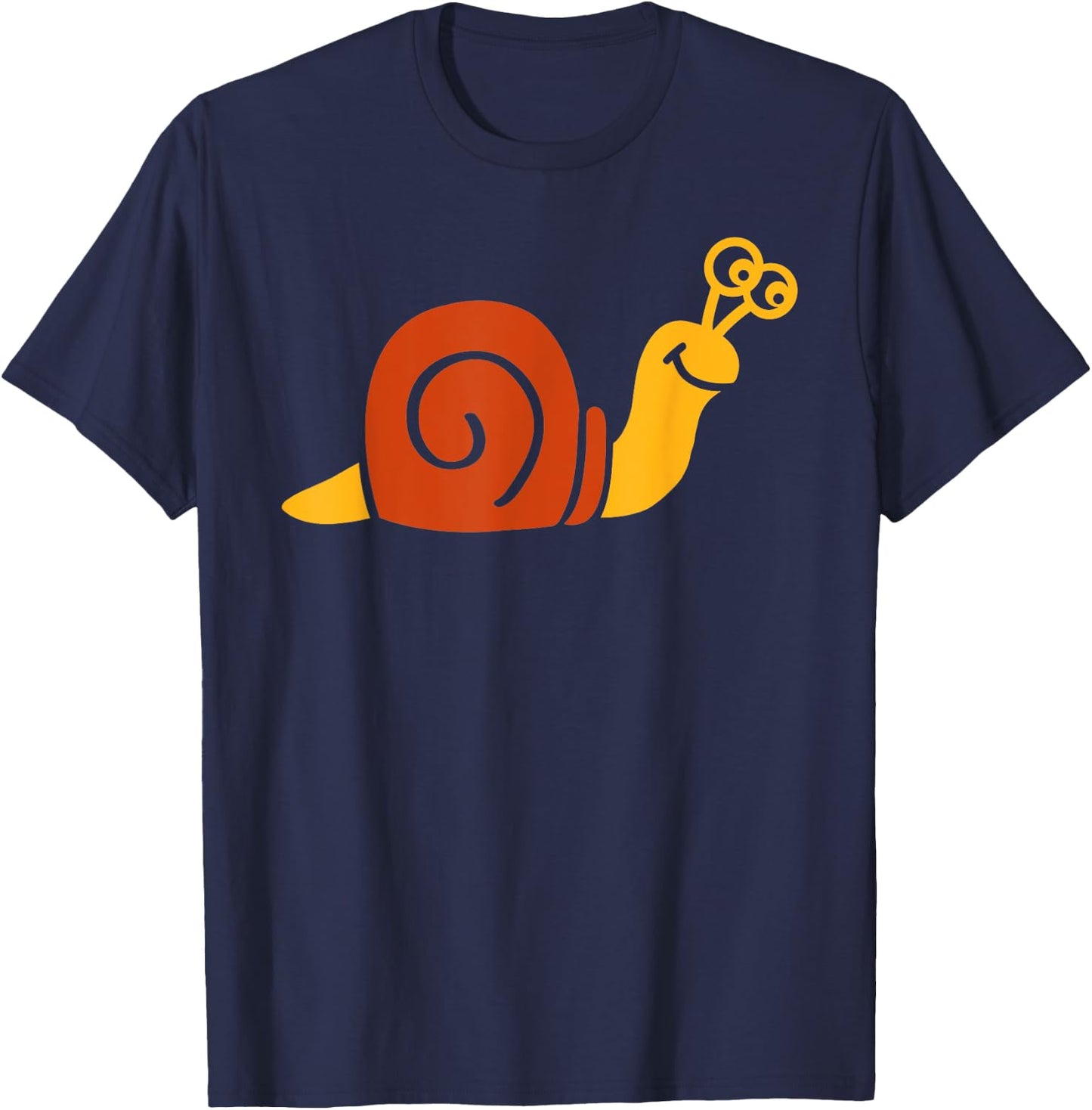 Red snail T-Shirt - T-Shirt | Navy