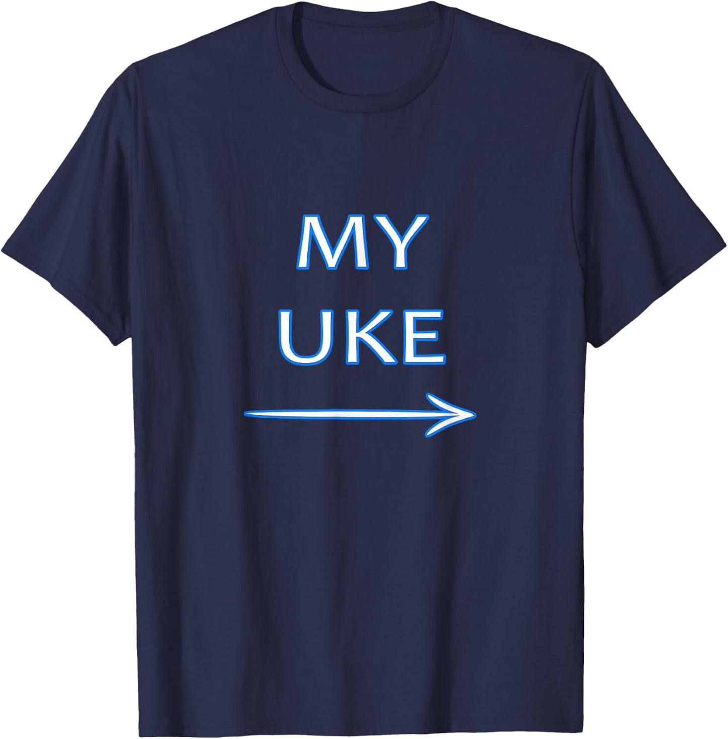 My Uke great for Gay Yaoi Anime lovers T-Shirt - T-Shirt | Navy