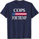 Cops for Trump T-Shirt - T-Shirt | Navy
