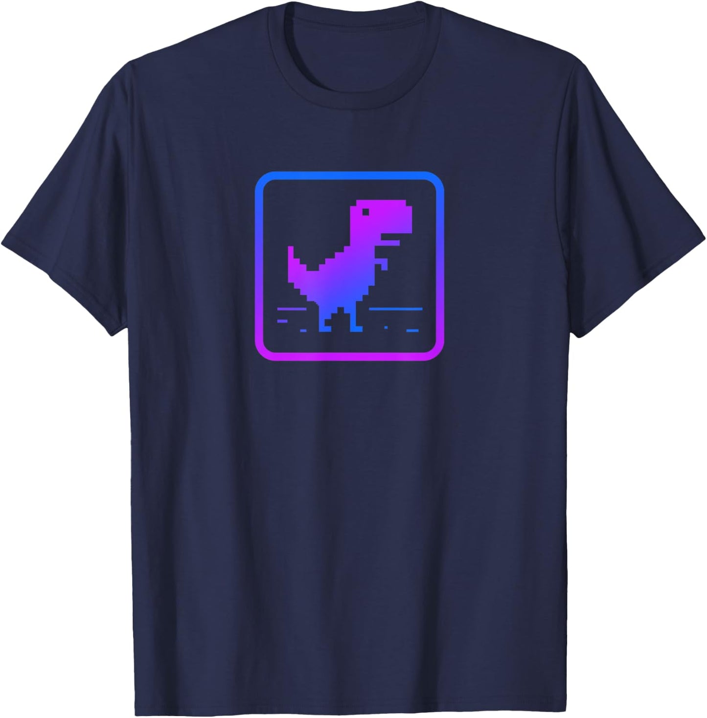 No internet dinosaur graphic design T-Shirt - T-Shirt | Navy