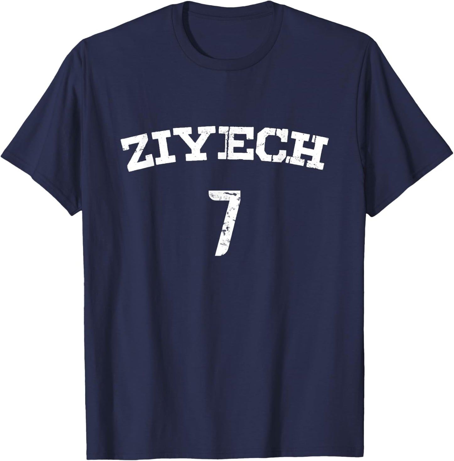 Morocco Football Ziyech T-Shirt - T-Shirt | Navy