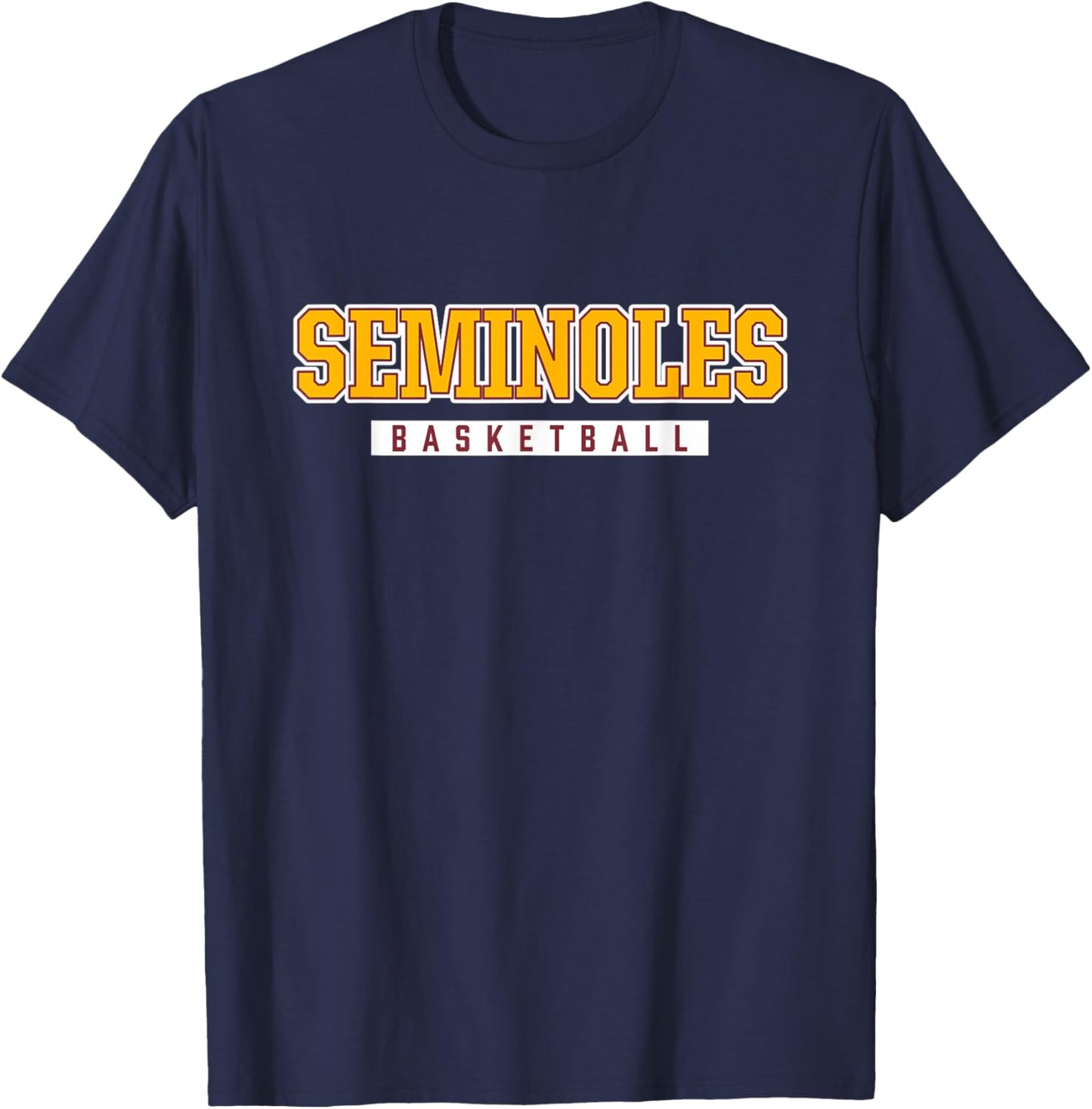 Seminoles Basketball Creekside High School T-Shirt - T-Shirt | Navy