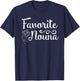 Favorite Nouna - Cute Greek Godmother T-Shirt - T-Shirt | Navy