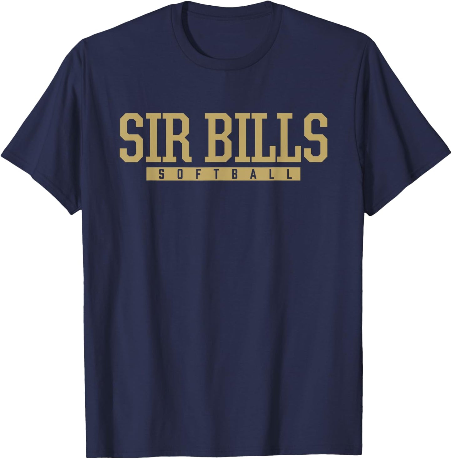 Johnstown Sir Bills Softball HS T-Shirt - T-Shirt | Navy