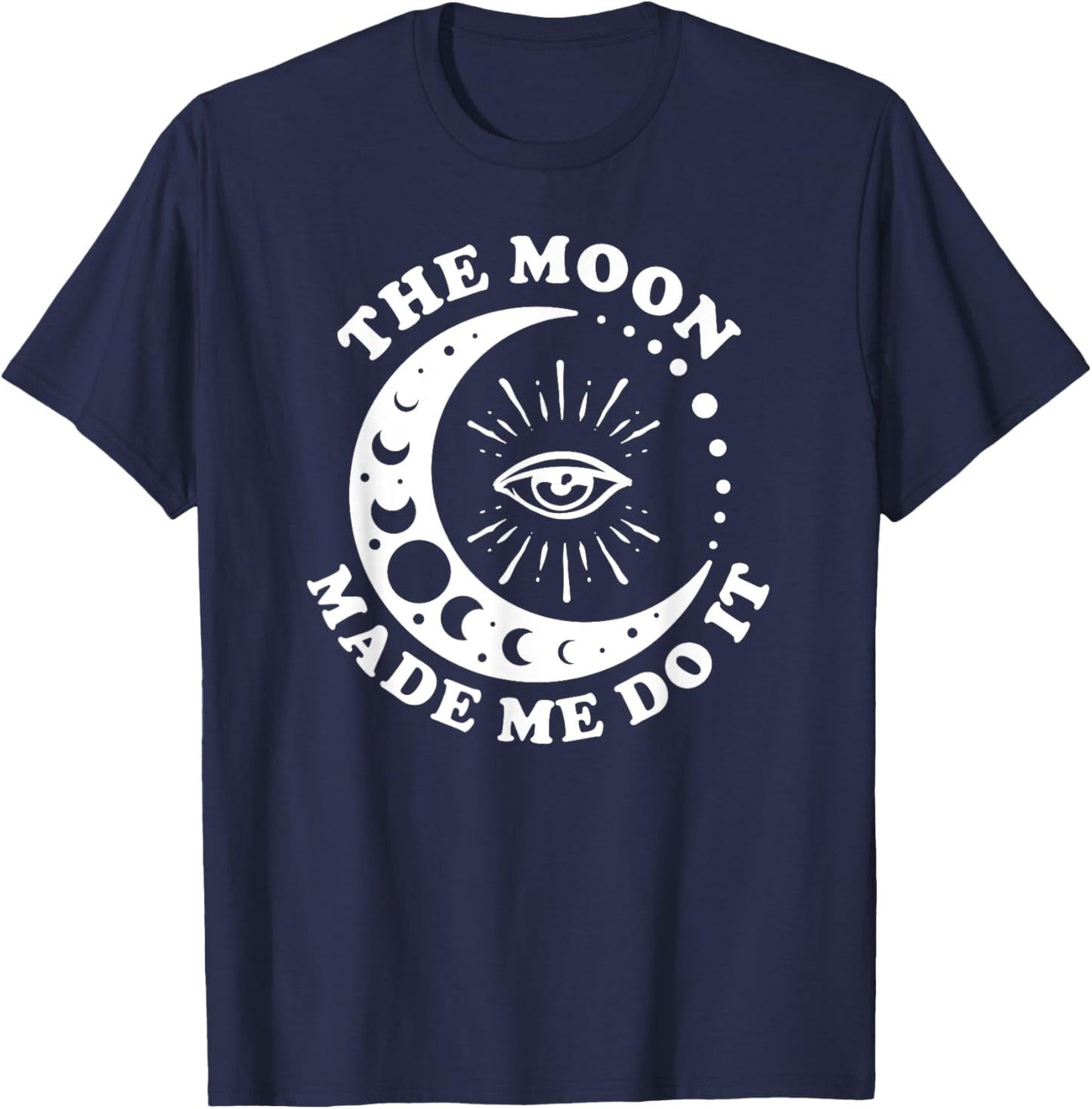 The Moon Made Me Do It Celstial T-Shirt - T-Shirt | Navy
