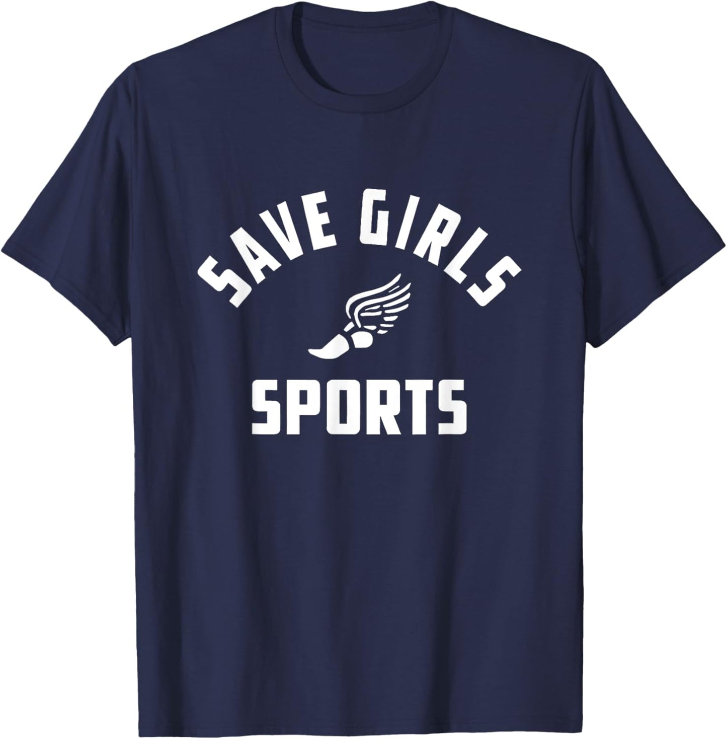 The Real Politically Savvy Save Girls Sports T-Shirt - T-Shirt | Navy